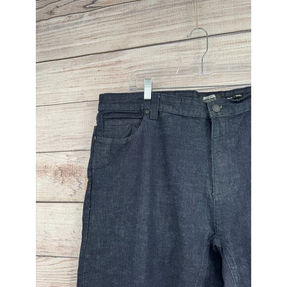 Off the Grid Hideout 2.0 Taper Fit Jeans Pants Mens 42x30 Blue Dark Wash - Picture 4 of 16